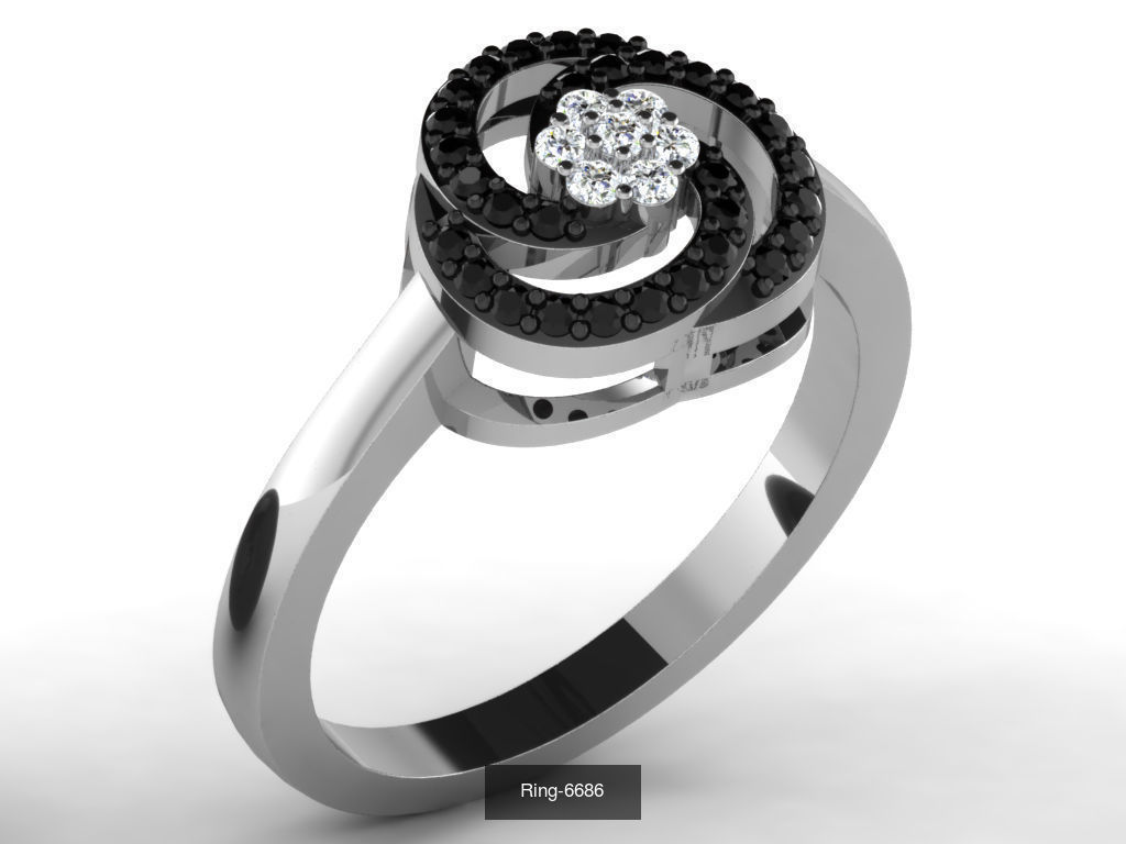 149 white gold ring collection _106