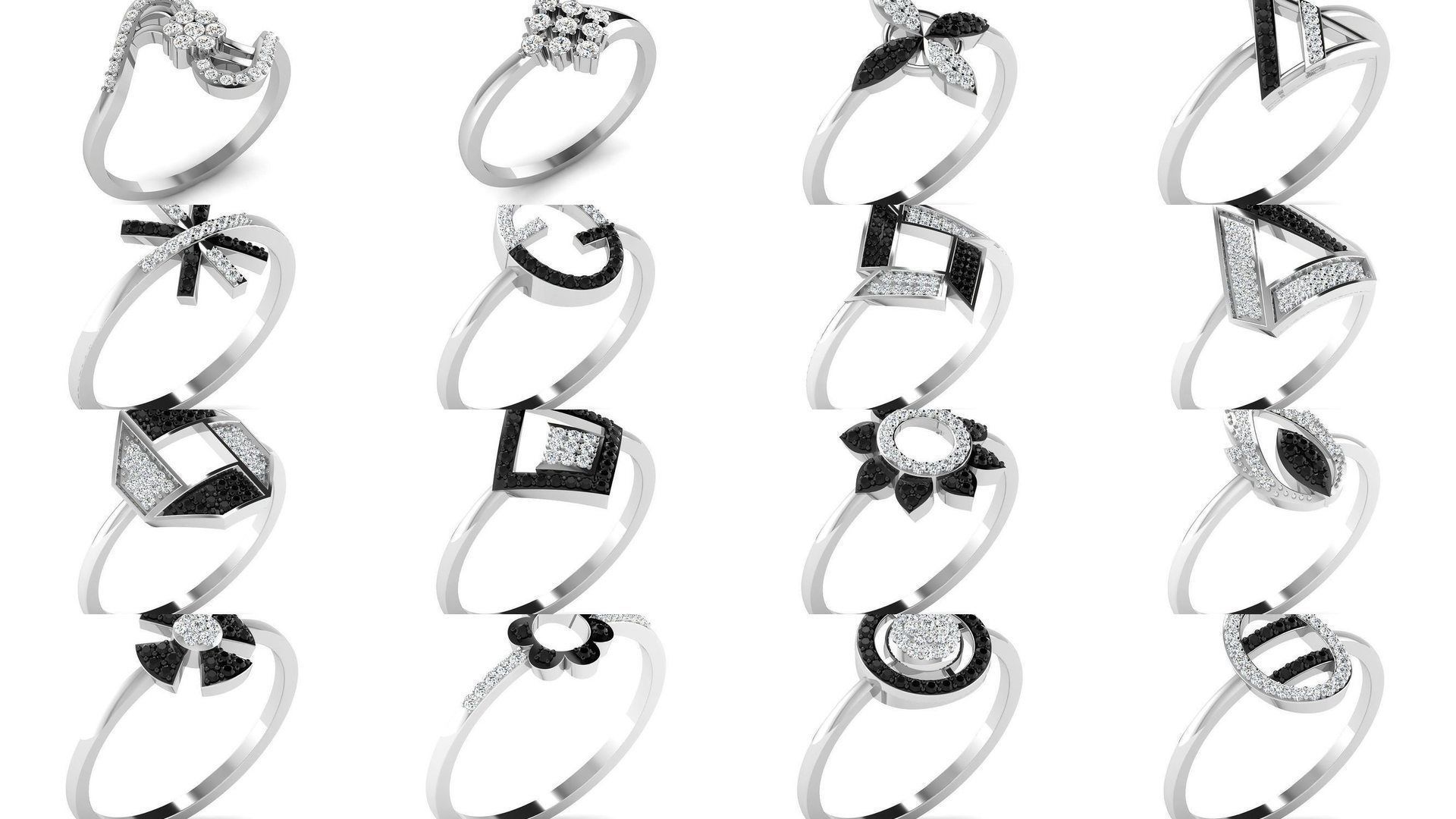 149 white gold ring collection _3