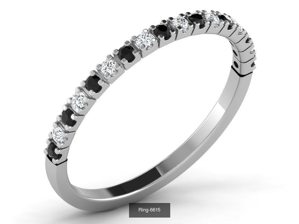 149 white gold ring collection _114