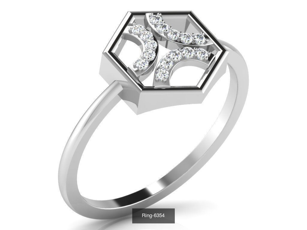 149 white gold ring collection _63