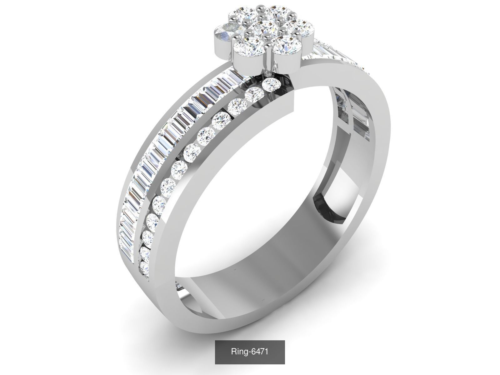 149 white gold ring collection _150