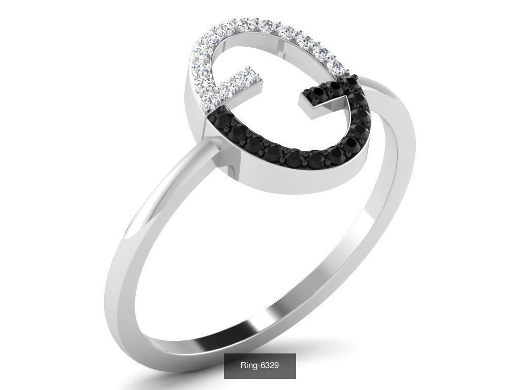 149 white gold ring collection _77