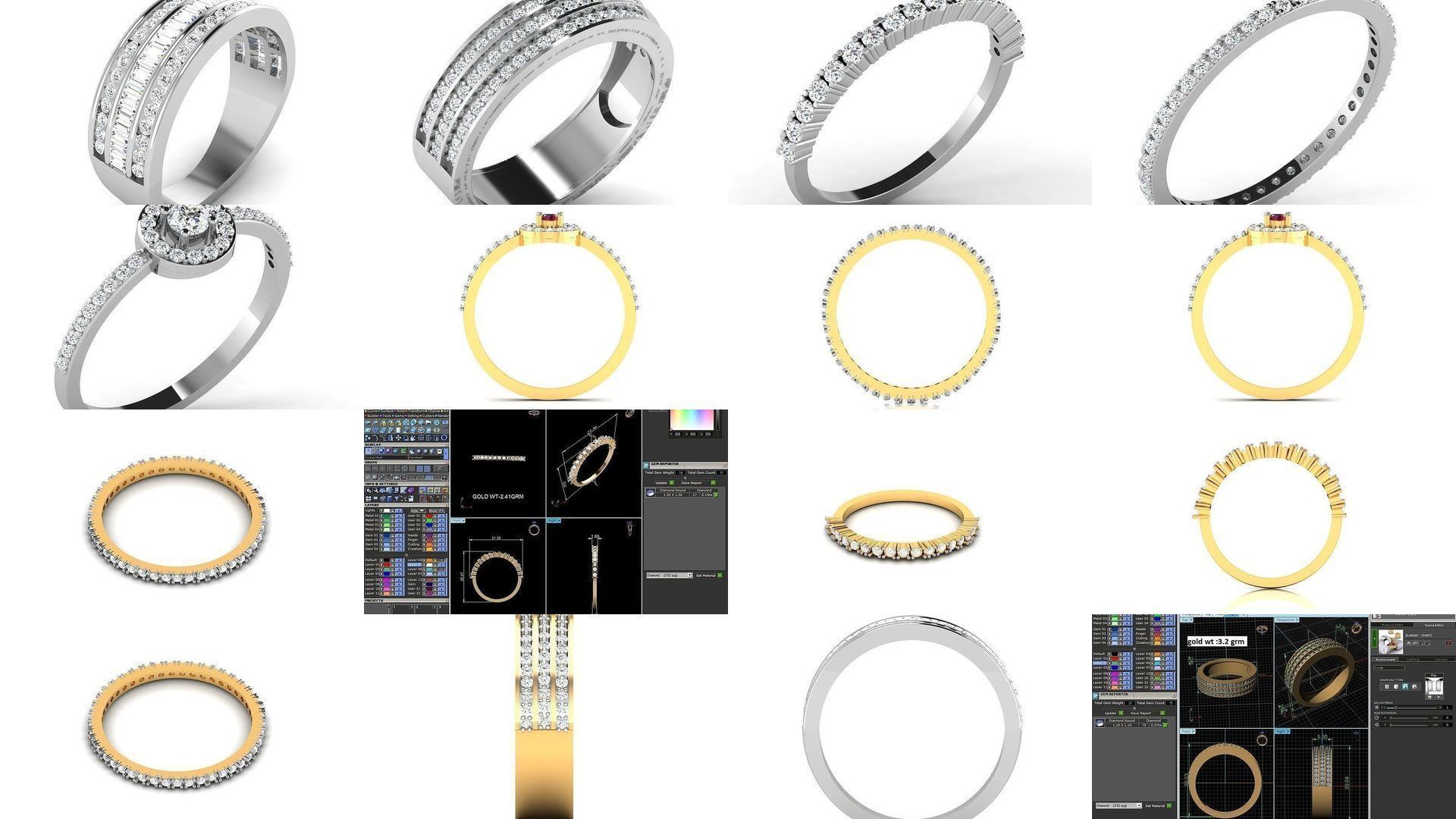 149 white gold ring collection _7