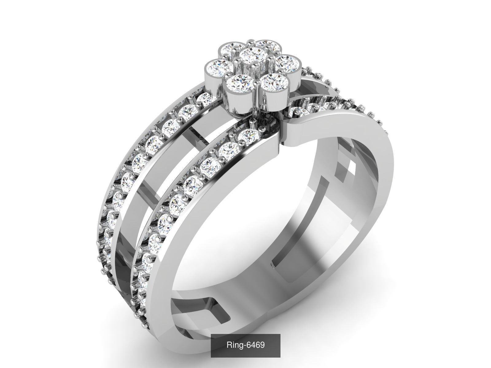 149 white gold ring collection _151