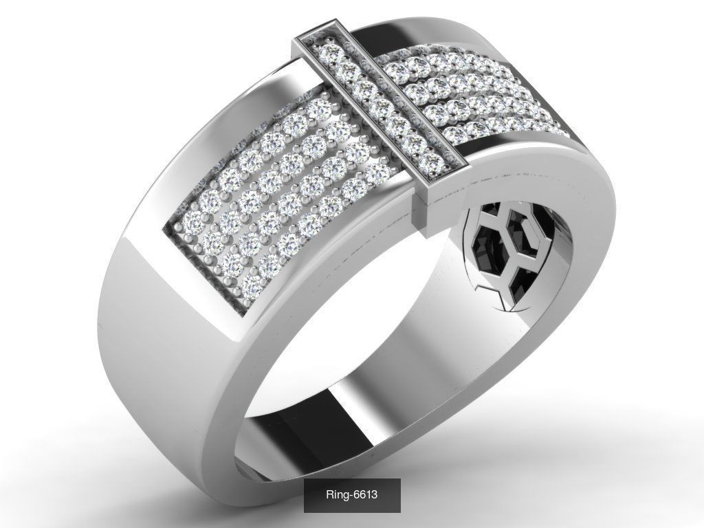 149 white gold ring collection _116