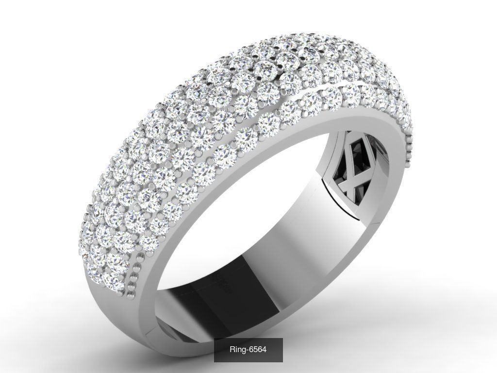 149 white gold ring collection _126