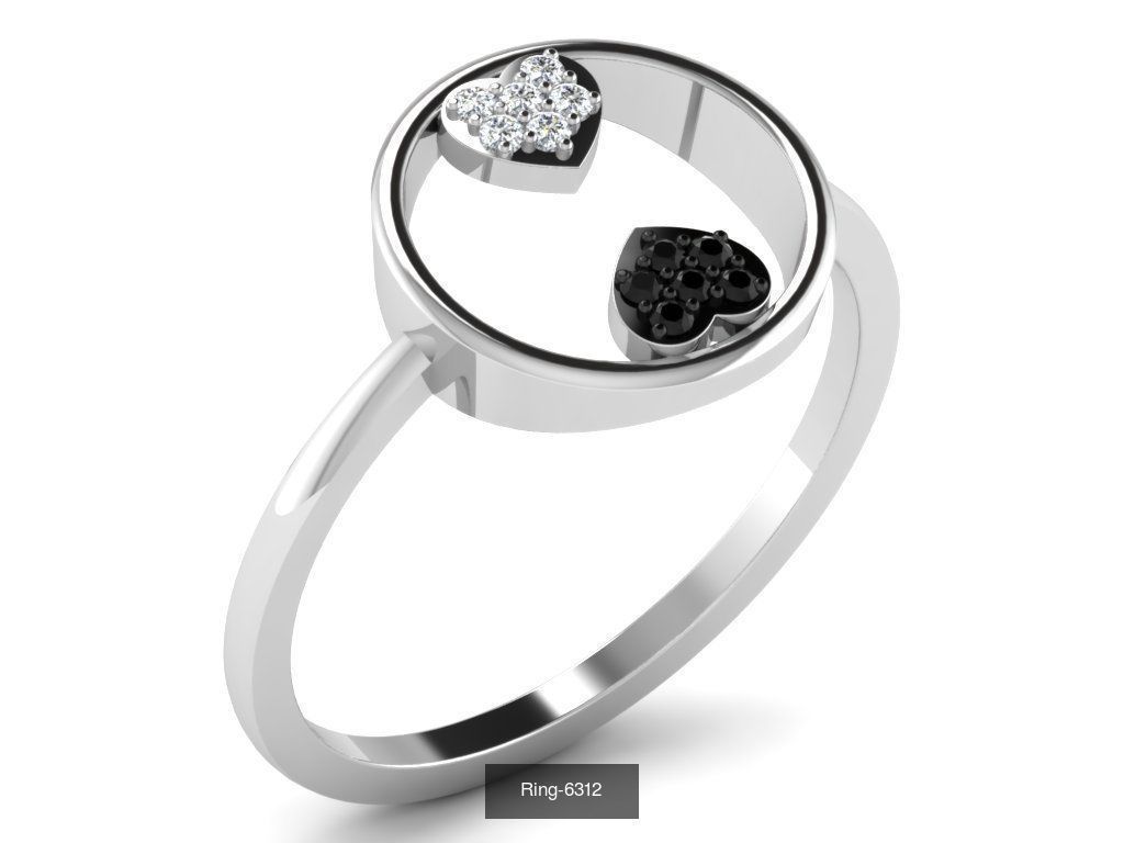 149 white gold ring collection _90