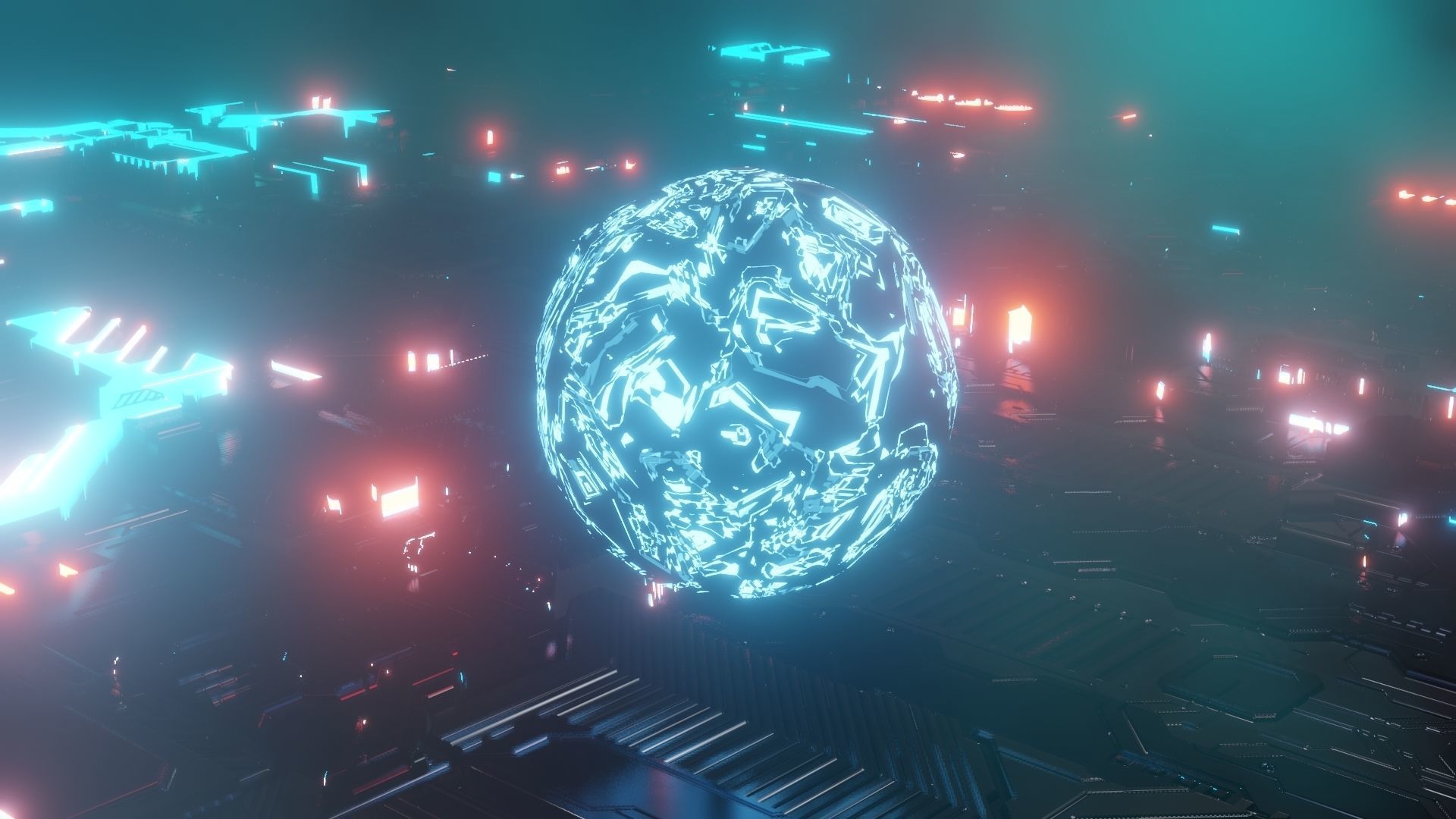 Cinematic Scify Scene Free 3D model_4