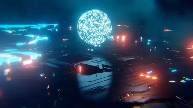 Cinematic Scify Scene Free 3D model