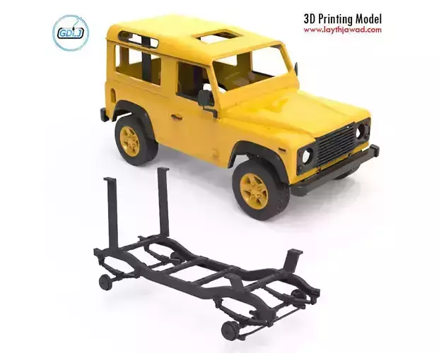 Land Rover Defender 3D print model