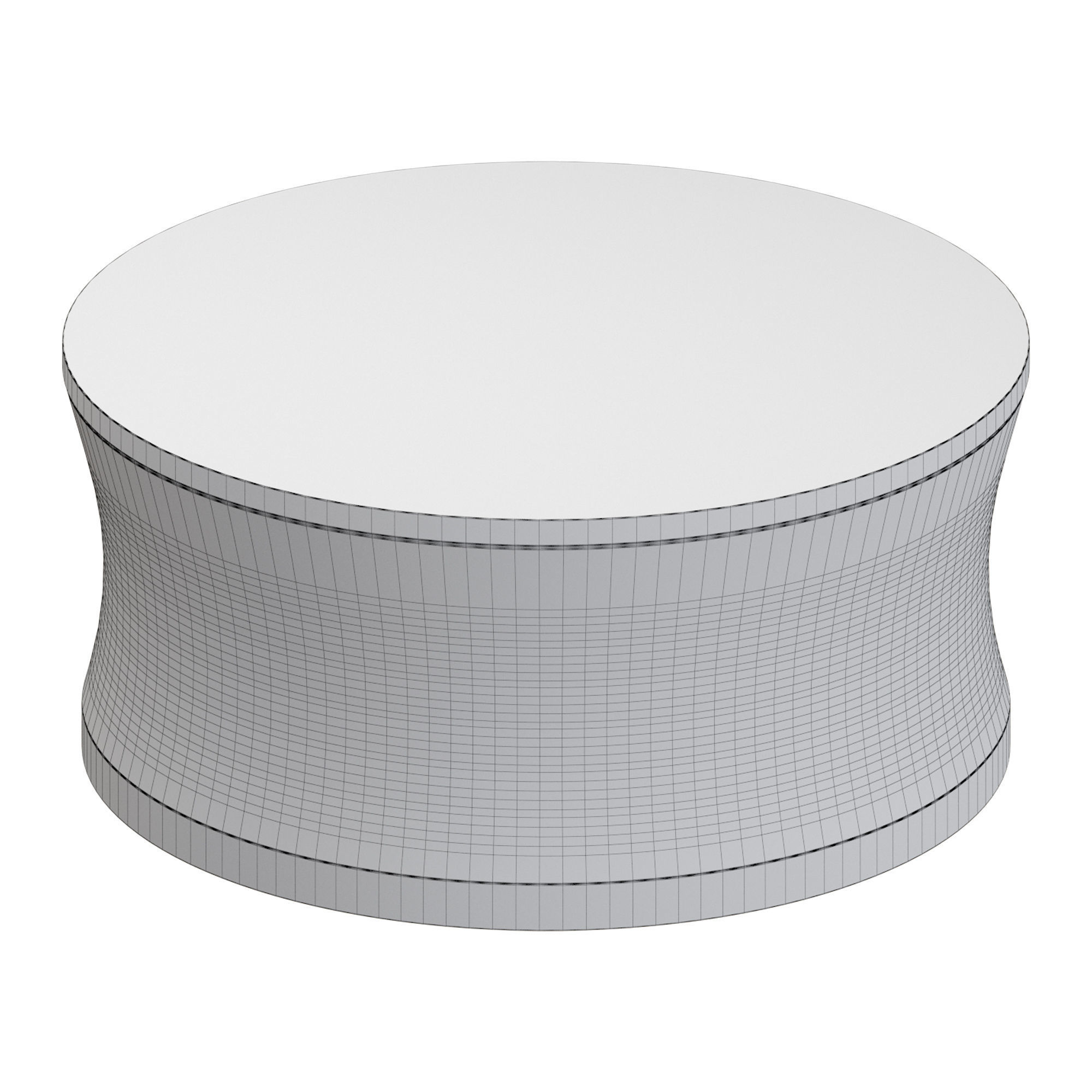 Living Spaces Brass Painted - coffee table 3D model_1