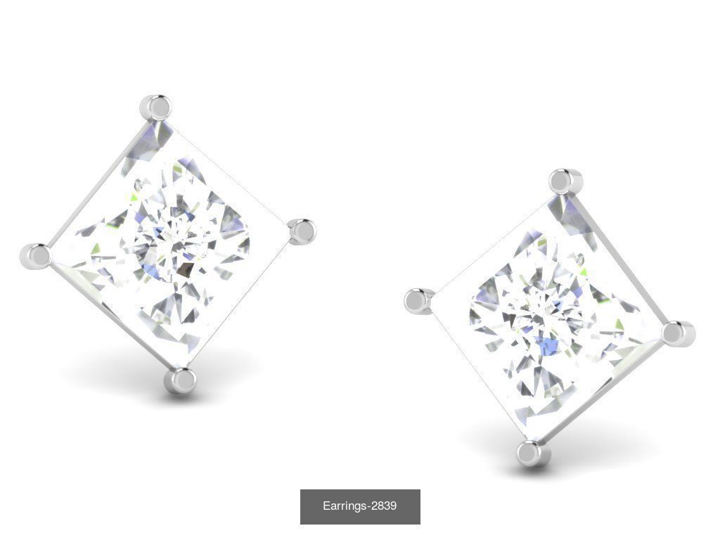 83 white gold earring collection _39