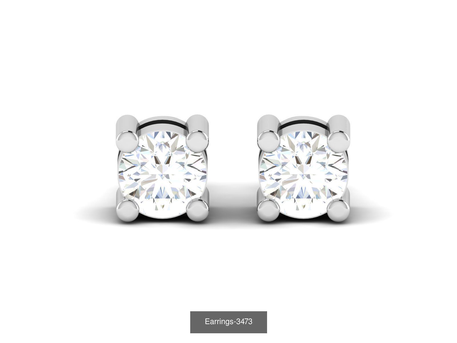 83 white gold earring collection _85