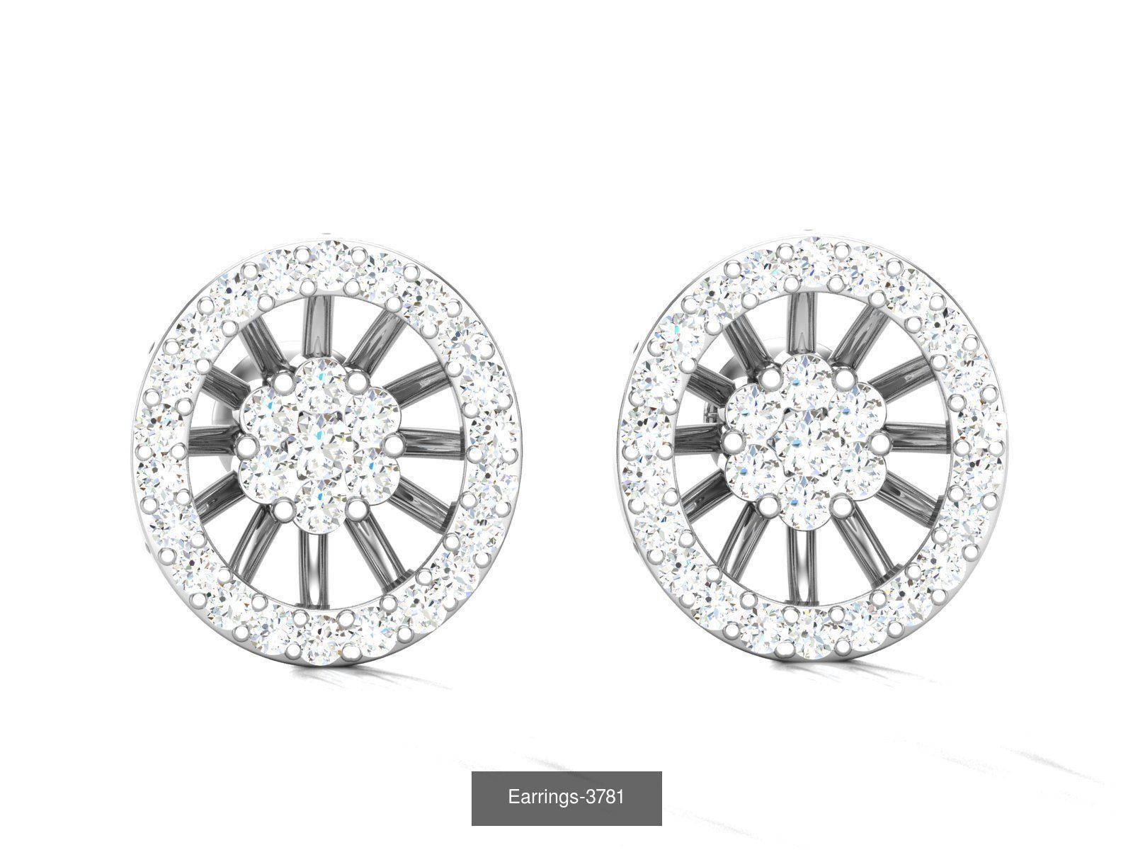83 white gold earring collection _68
