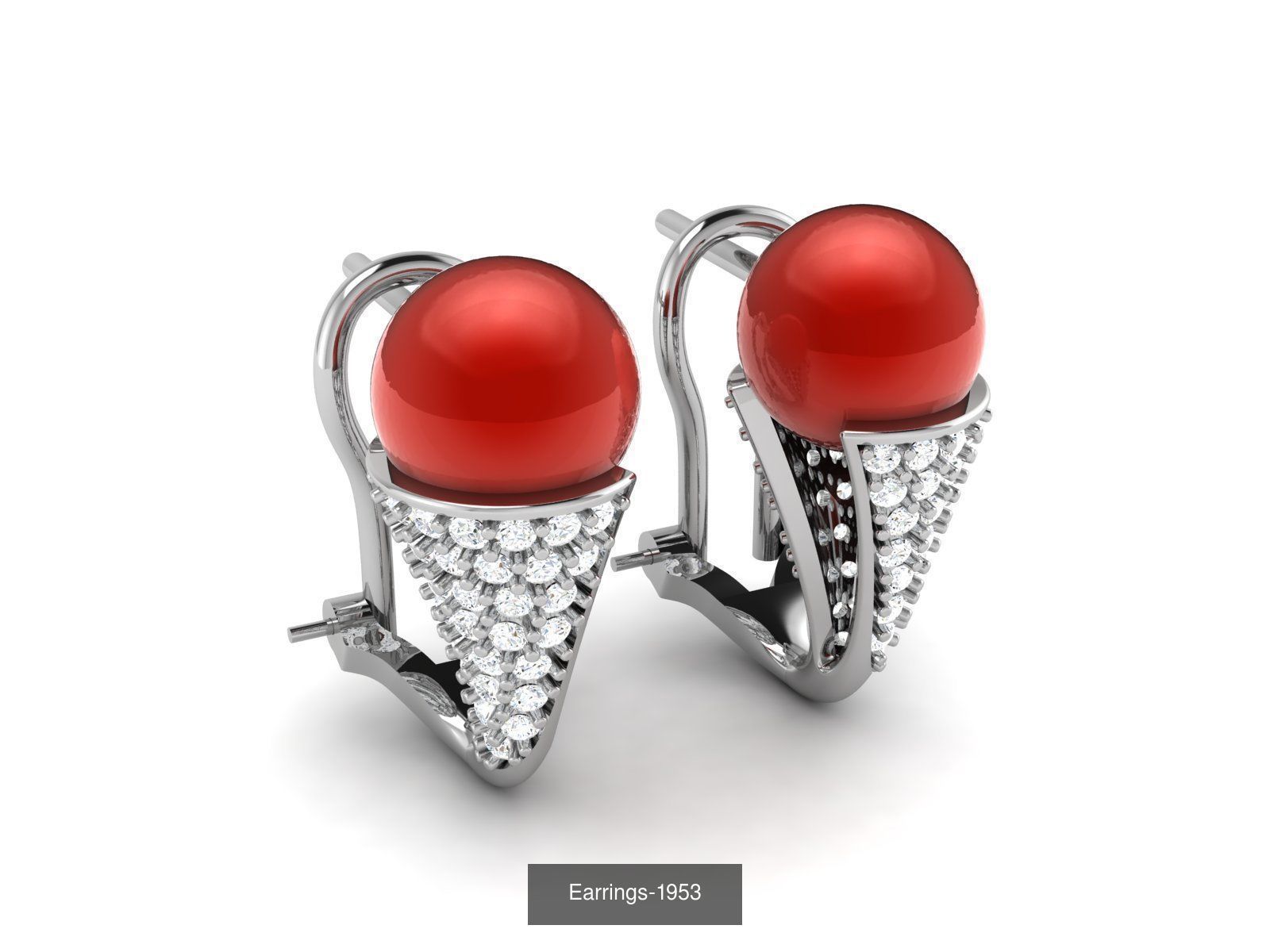 83 white gold earring collection _9