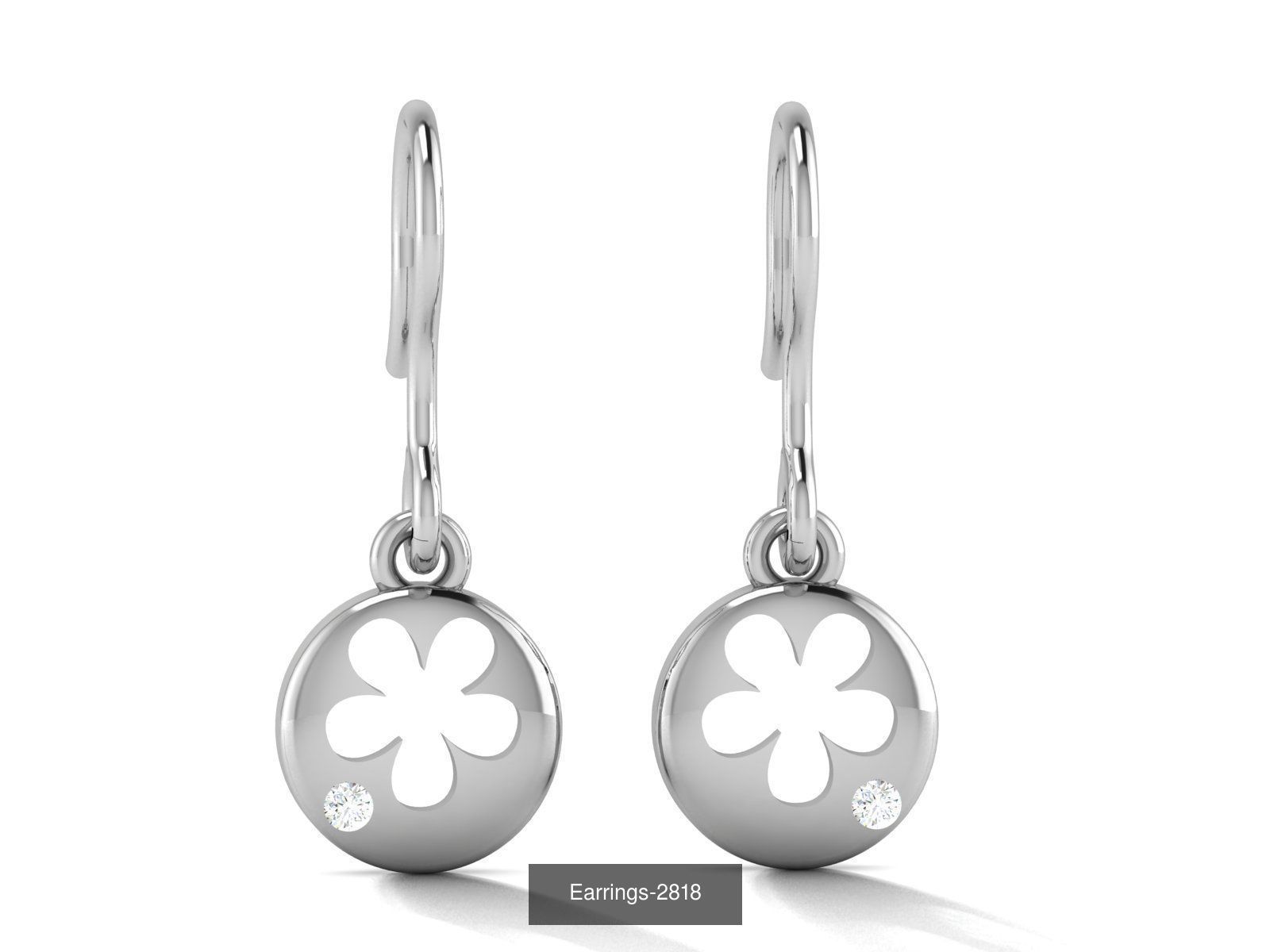 83 white gold earring collection _48