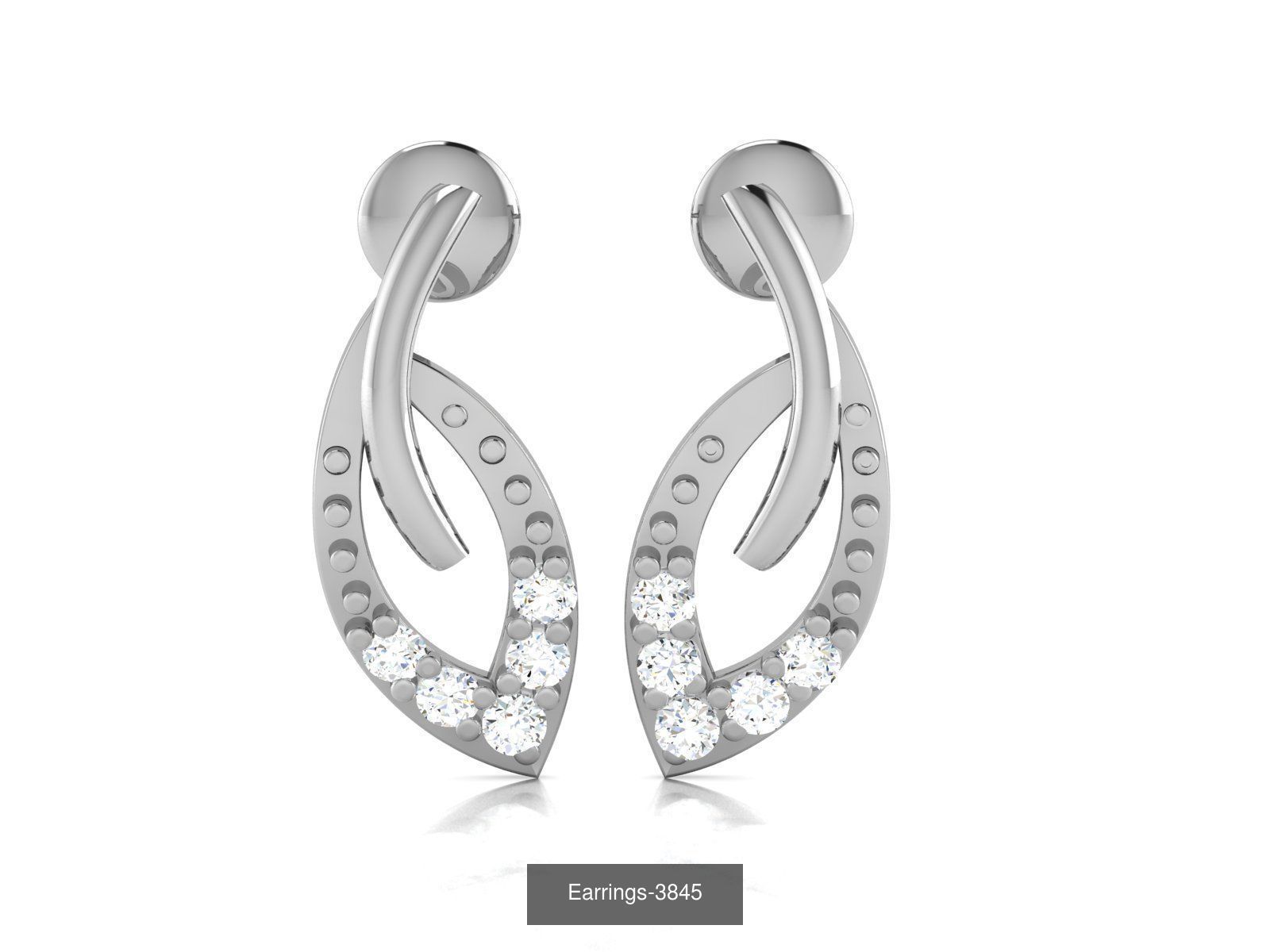 83 white gold earring collection _63