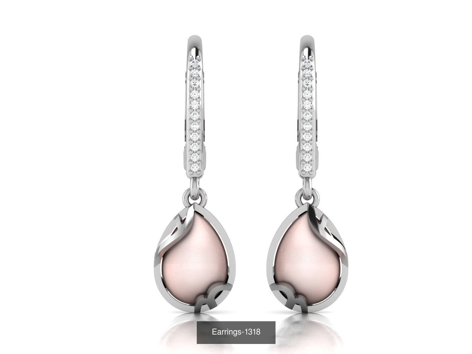 83 white gold earring collection _17
