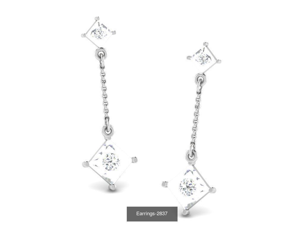 83 white gold earring collection _40