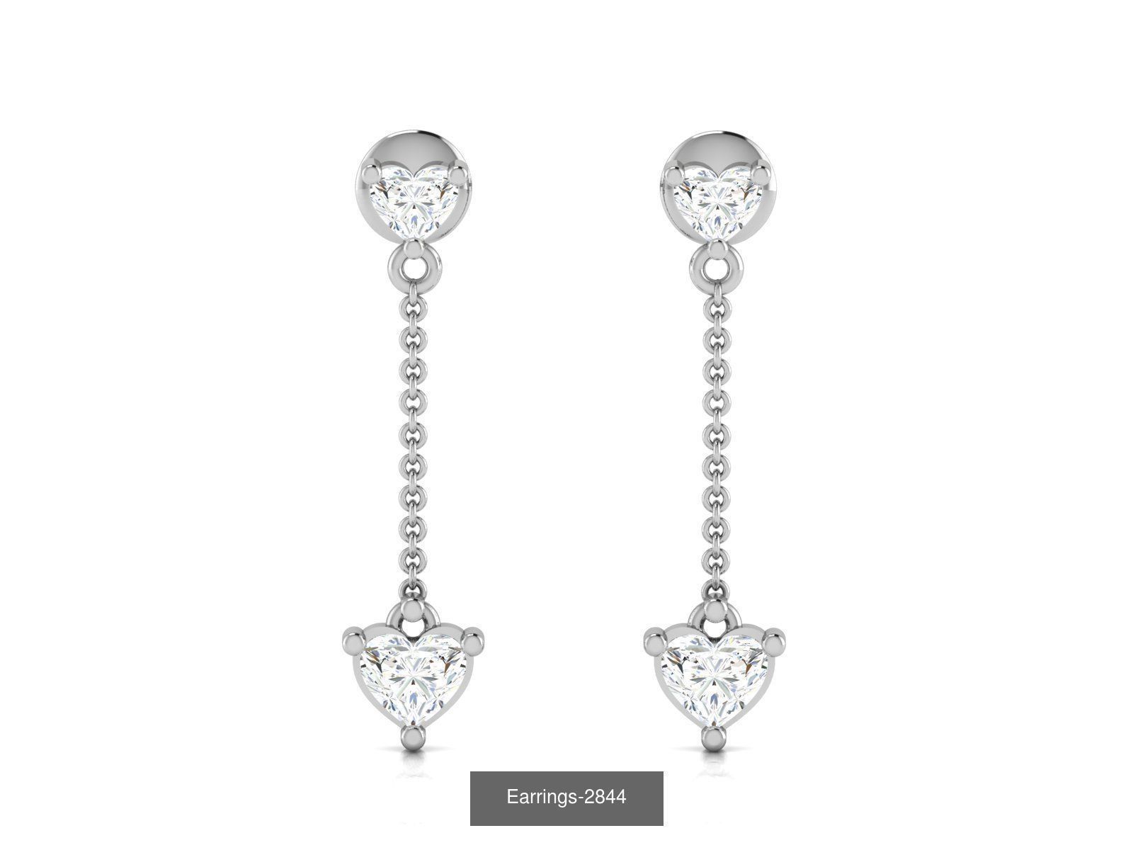83 white gold earring collection _38