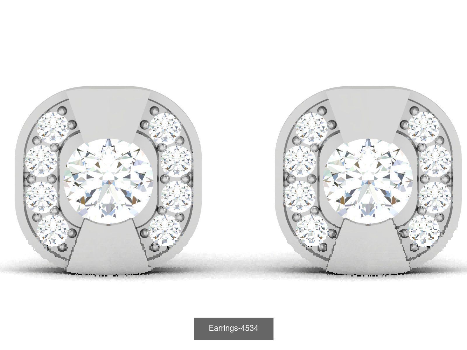 83 white gold earring collection _23