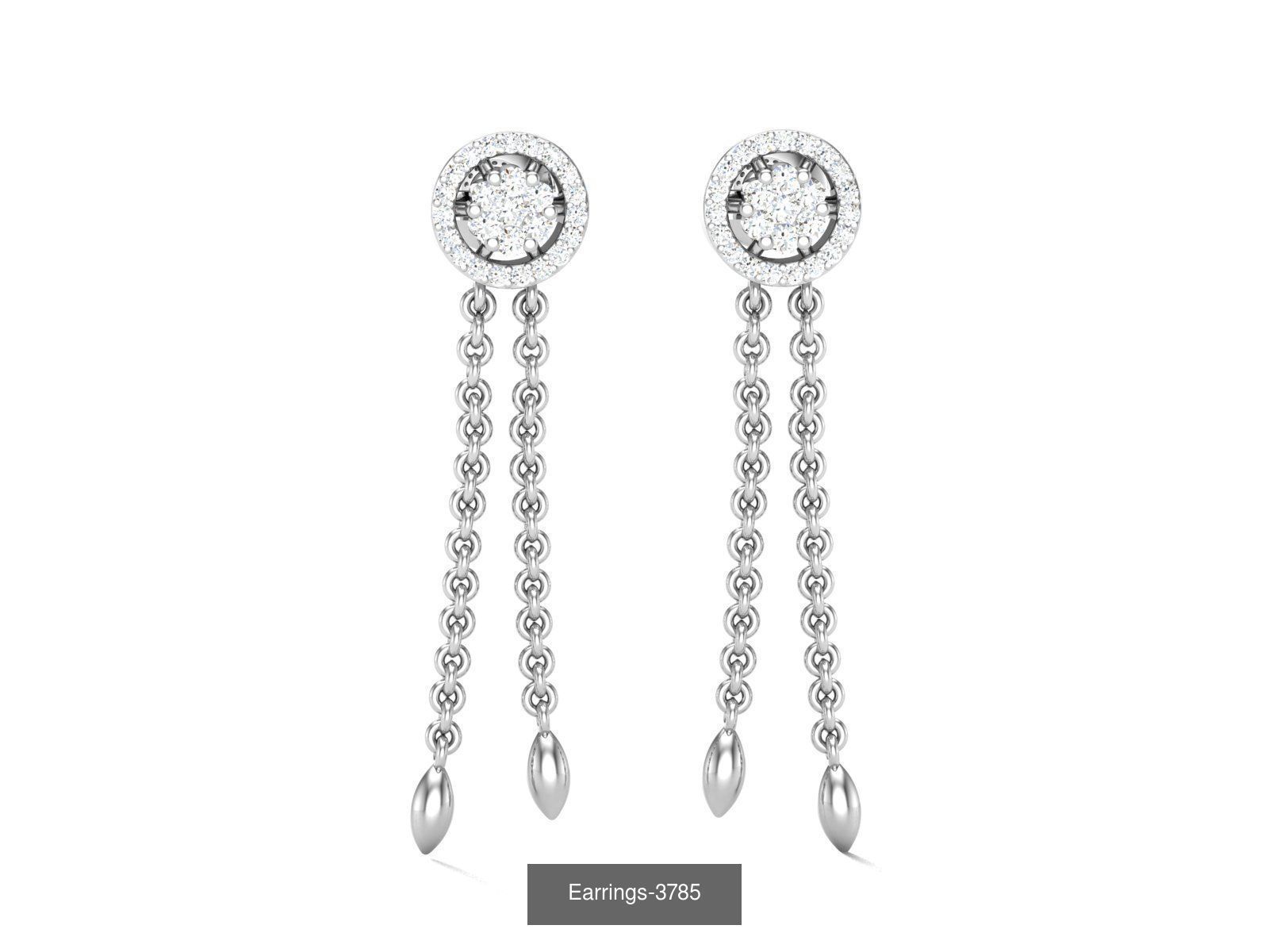 83 white gold earring collection _67