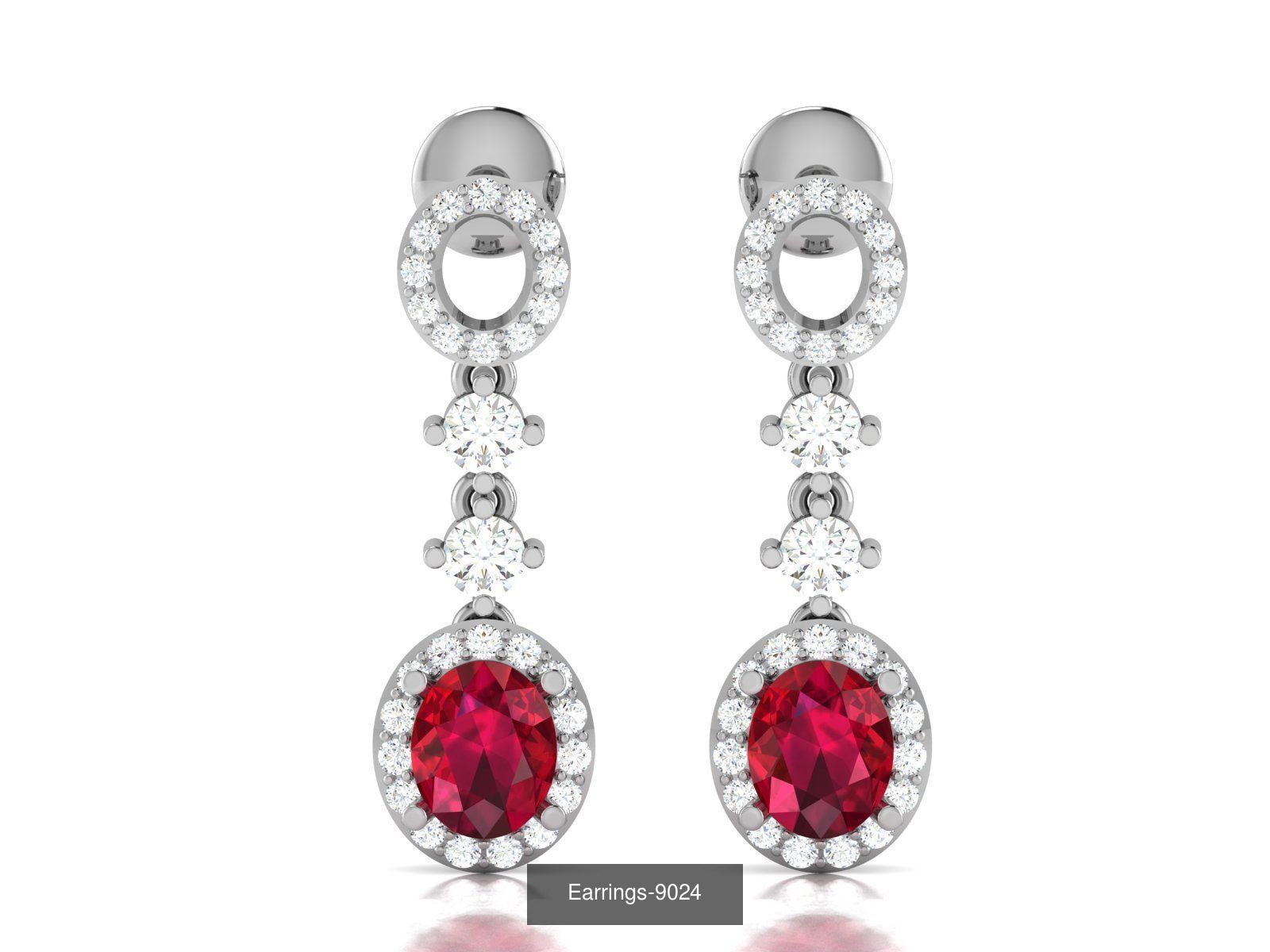 83 white gold earring collection _31