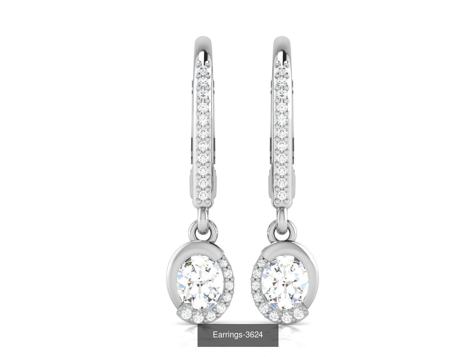 83 white gold earring collection _29