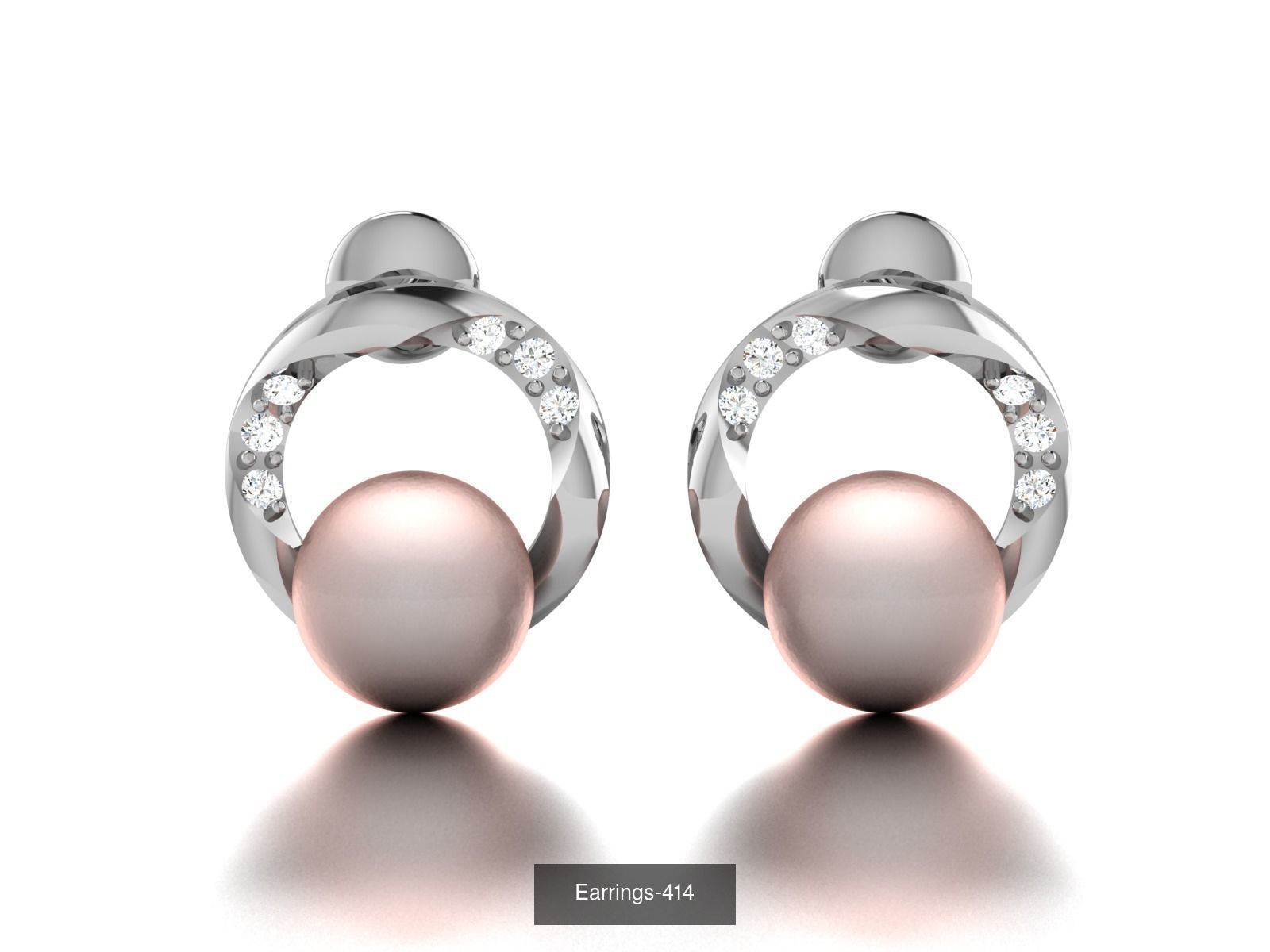 83 white gold earring collection _16