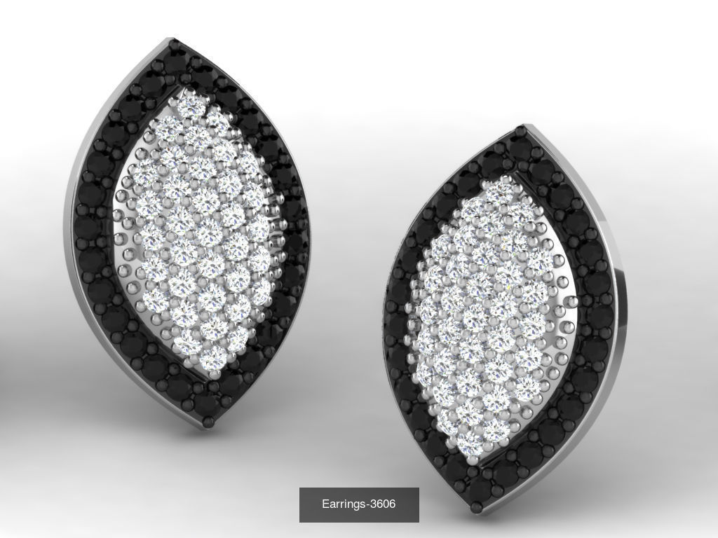 83 white gold earring collection _77