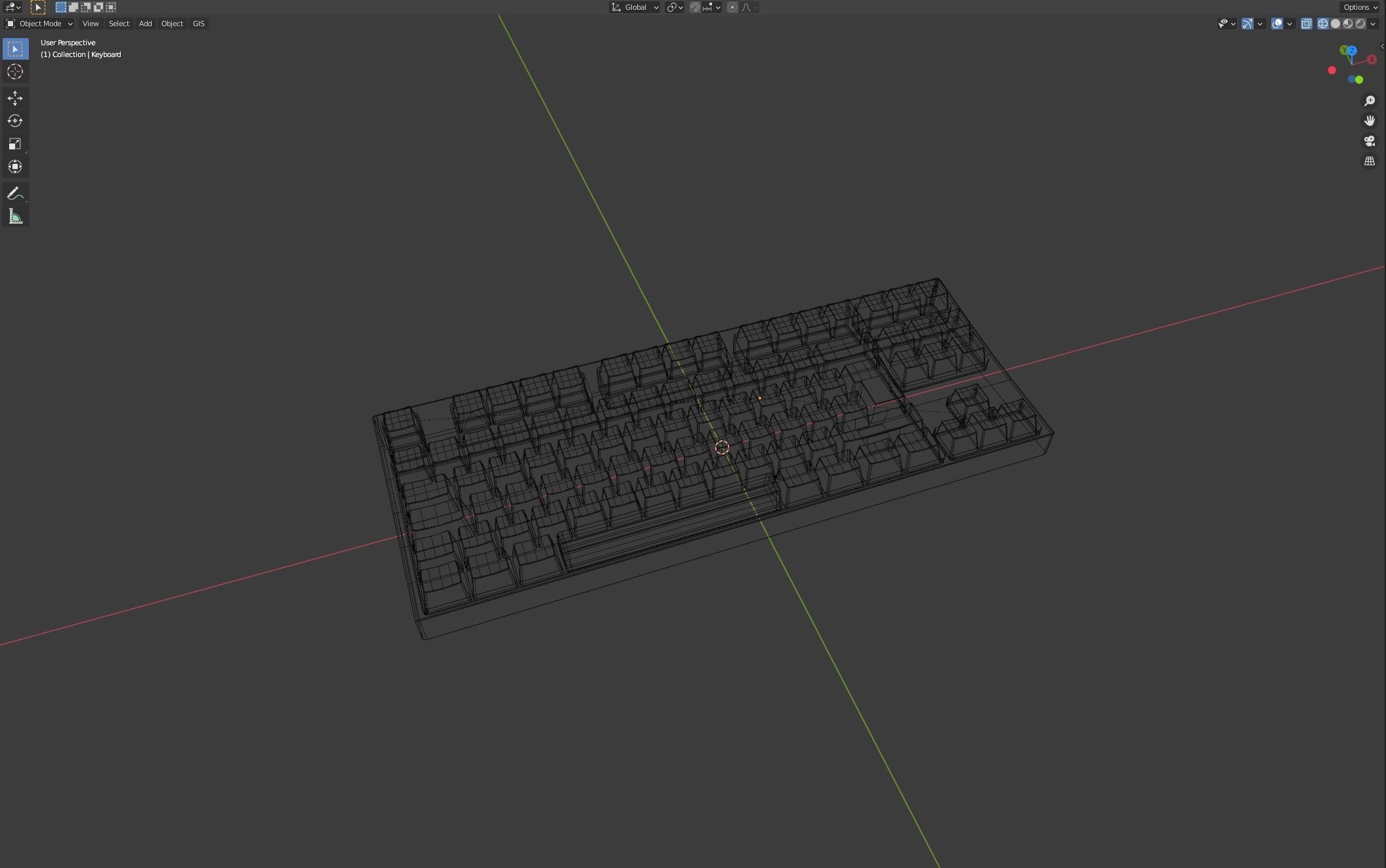 TKL Mechanical Computer Keyboard 3D model_2