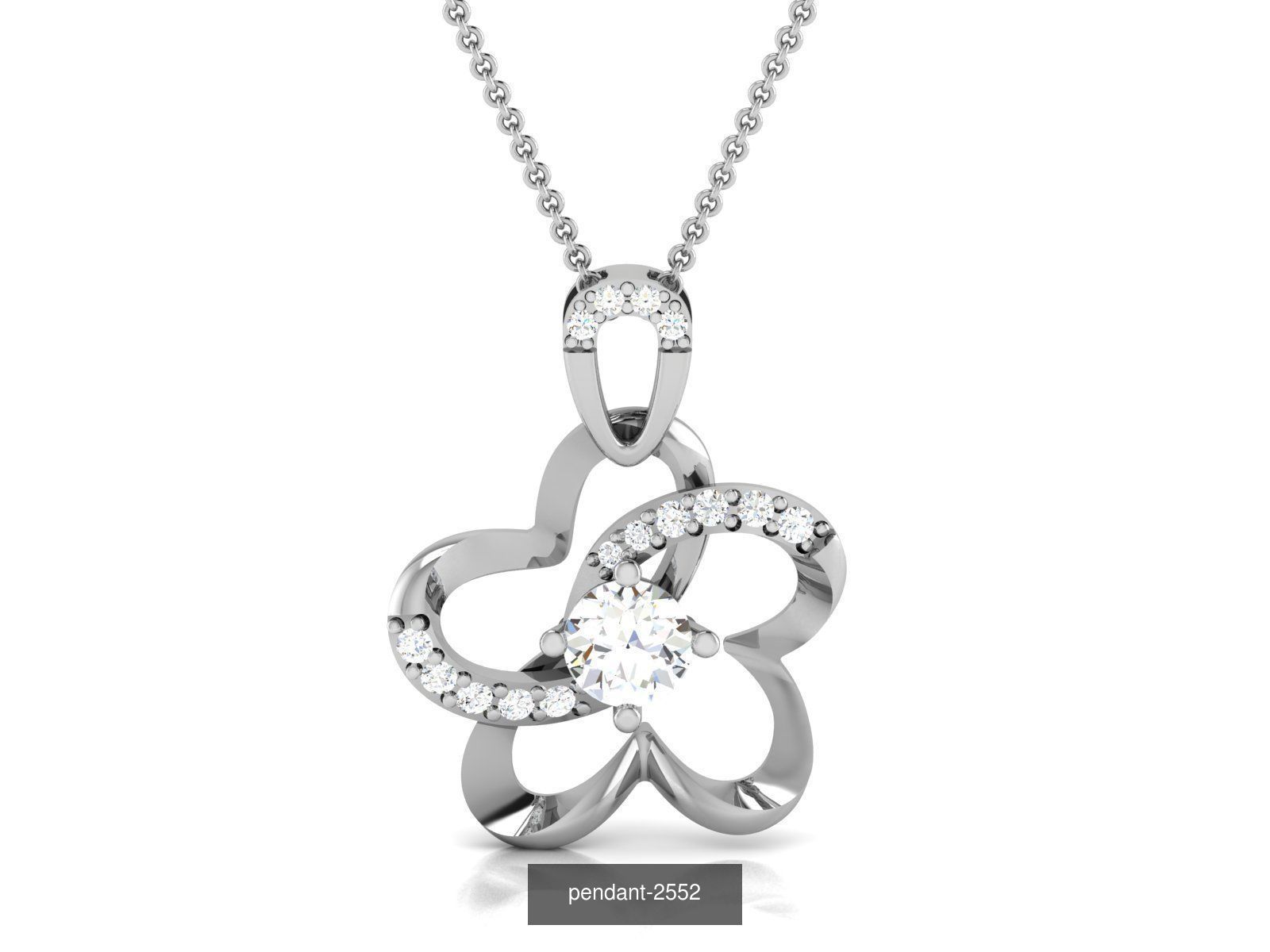 20 white gold pendant collection  _12