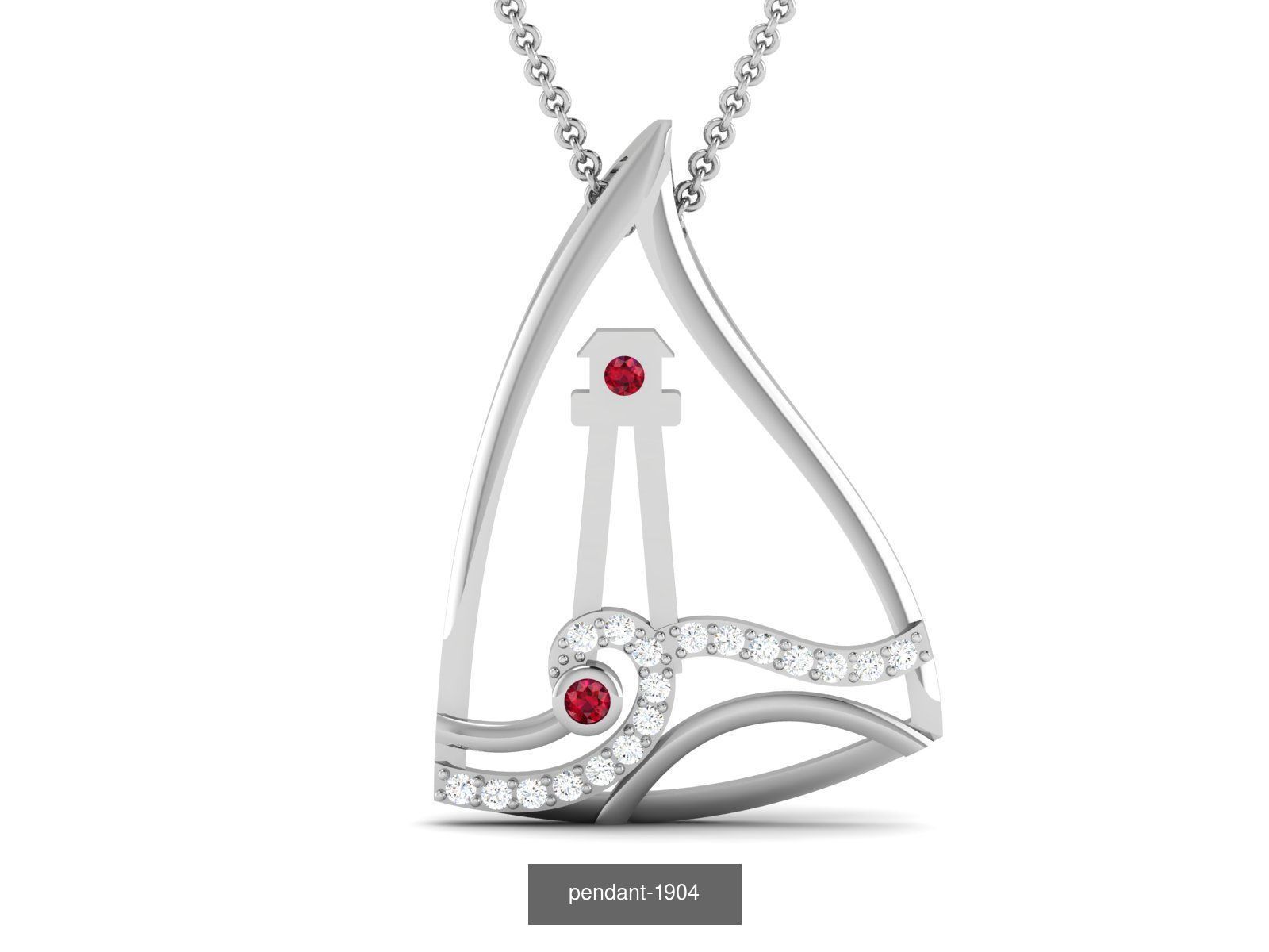 20 white gold pendant collection  _19