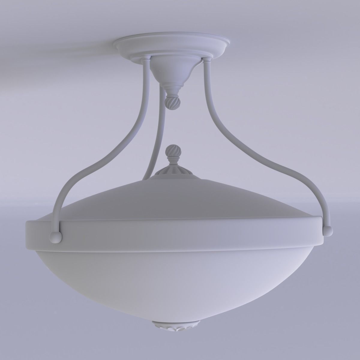 Vintage Ceiling Lamp 3D model_5