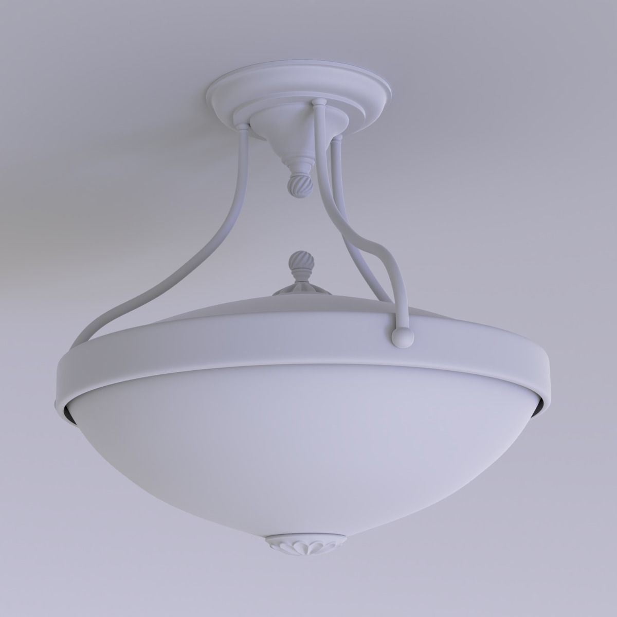 Vintage Ceiling Lamp 3D model_3