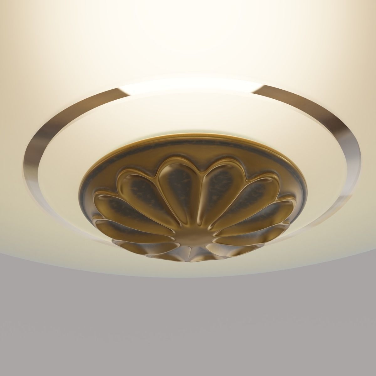 Vintage Ceiling Lamp 3D model_2