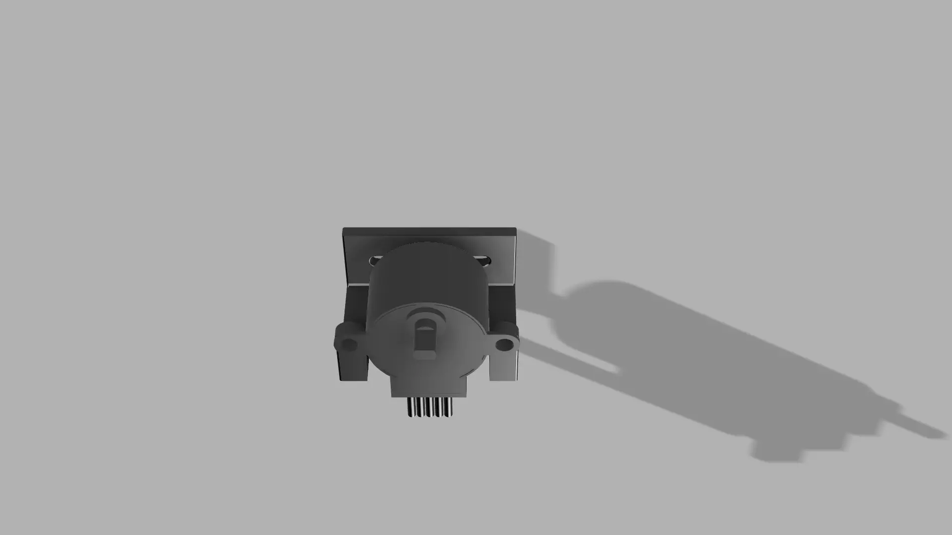 Vertical Mount for 28BYJ-48 5V Stepper Motor Free 3D print model