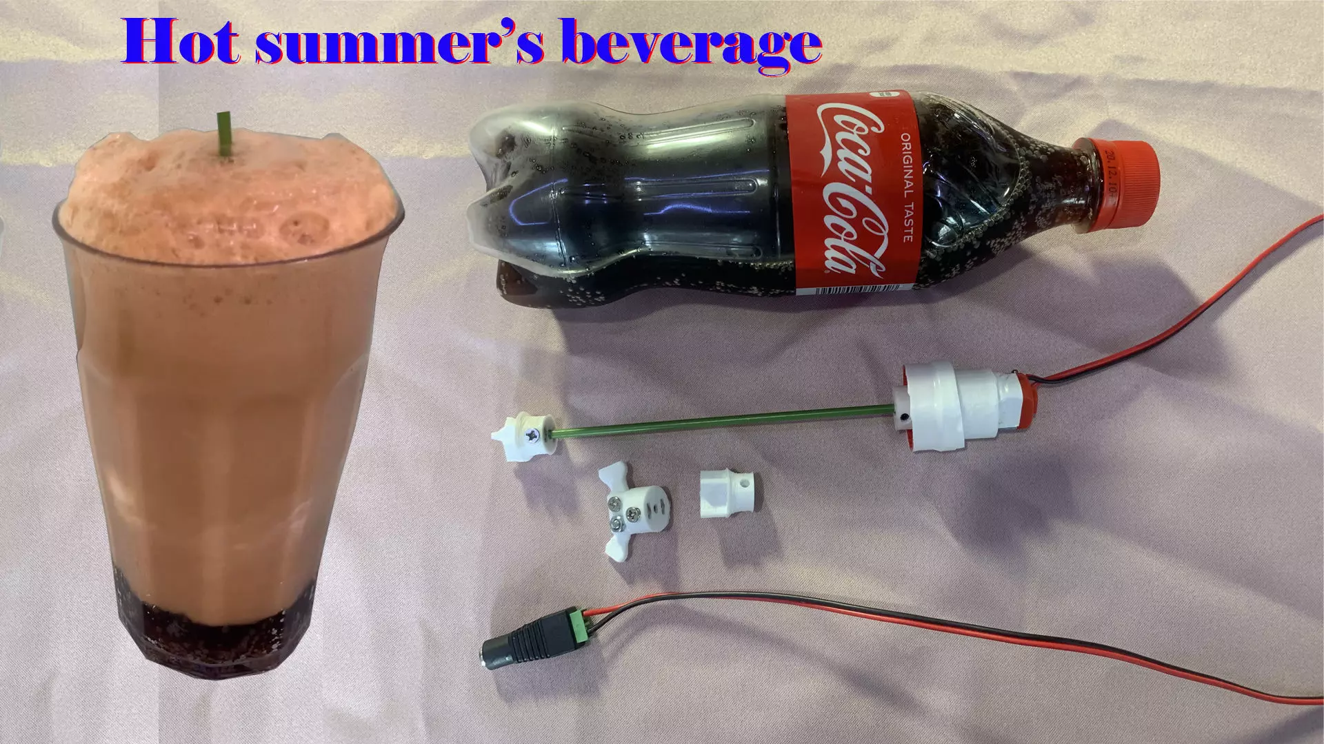 Juice mixer use DC 130 mini motor Free 3D print model