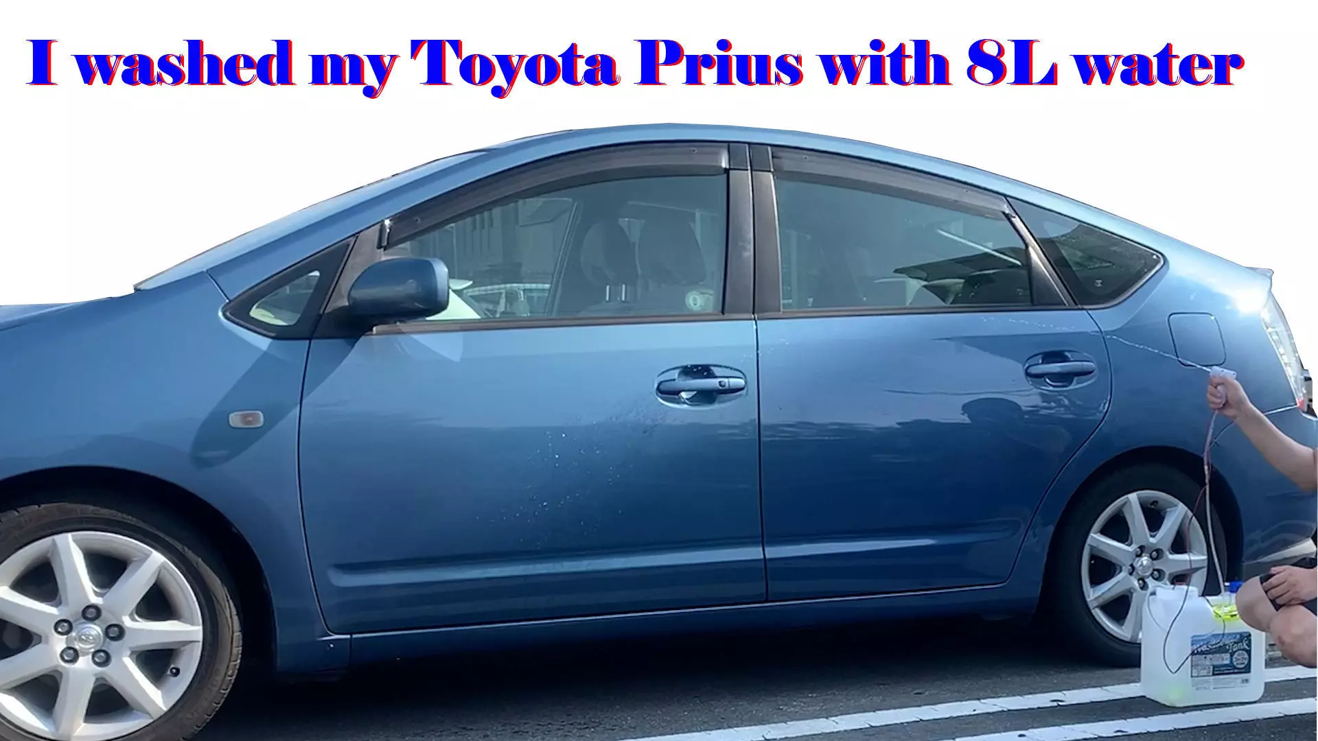 I washed my Toyota Prius with 8 L water Free 3D print model_0