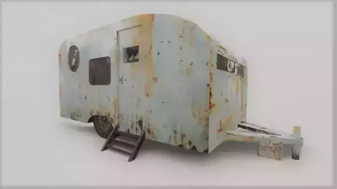old trailer 3D model