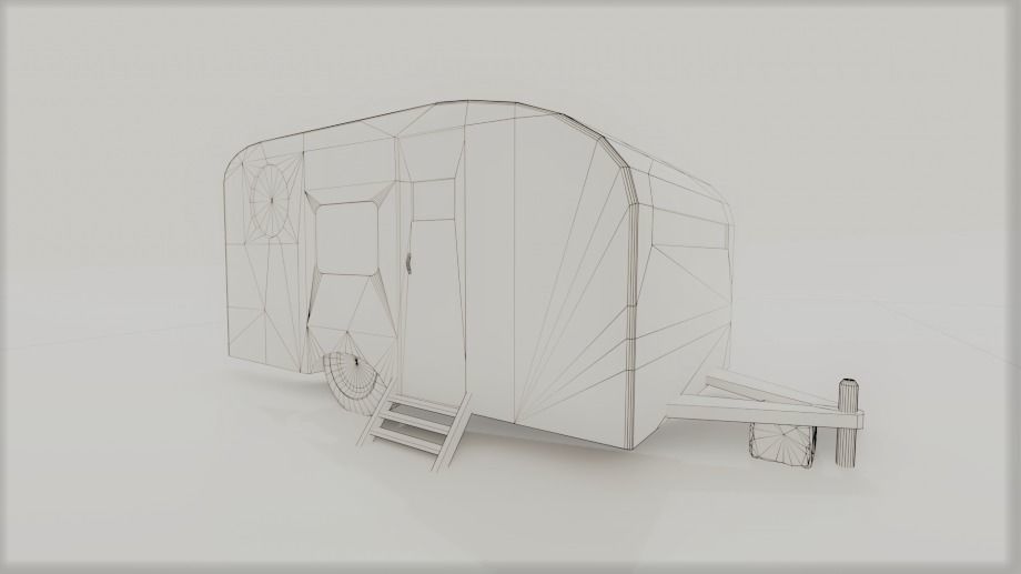 old trailer 3D model_1