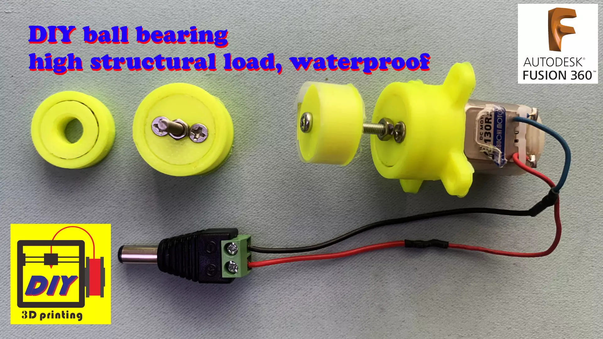 3D printed 608 ball bearing Free 3D print model