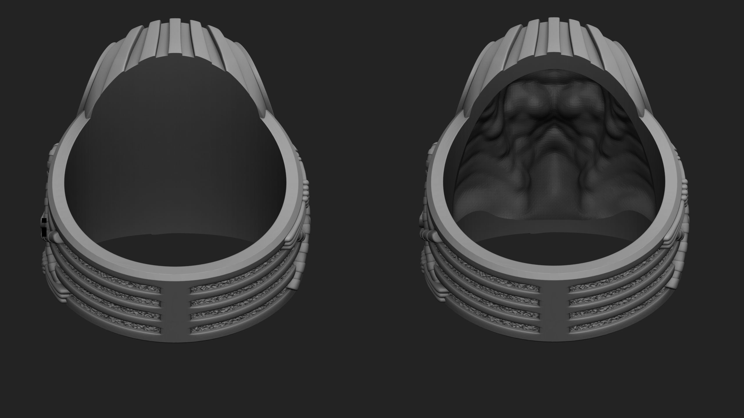 ring Pharaoh mummy 3D model 3D print model_5