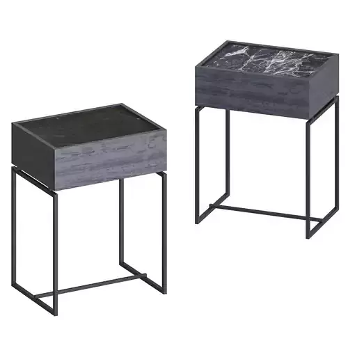 Serax Dialect Nero - bedside table