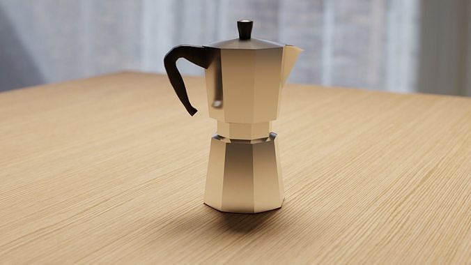 Simple Espresso Maker Free 3D model