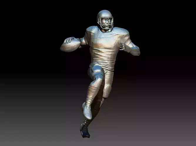 American footballer Pose