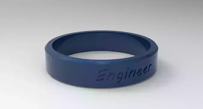 Engineer Ring Blue