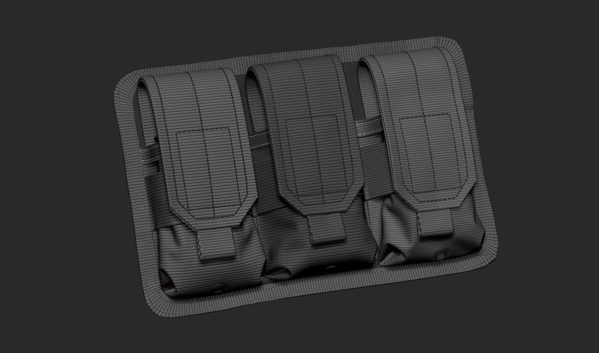 Tactical Pouches  3D model_8