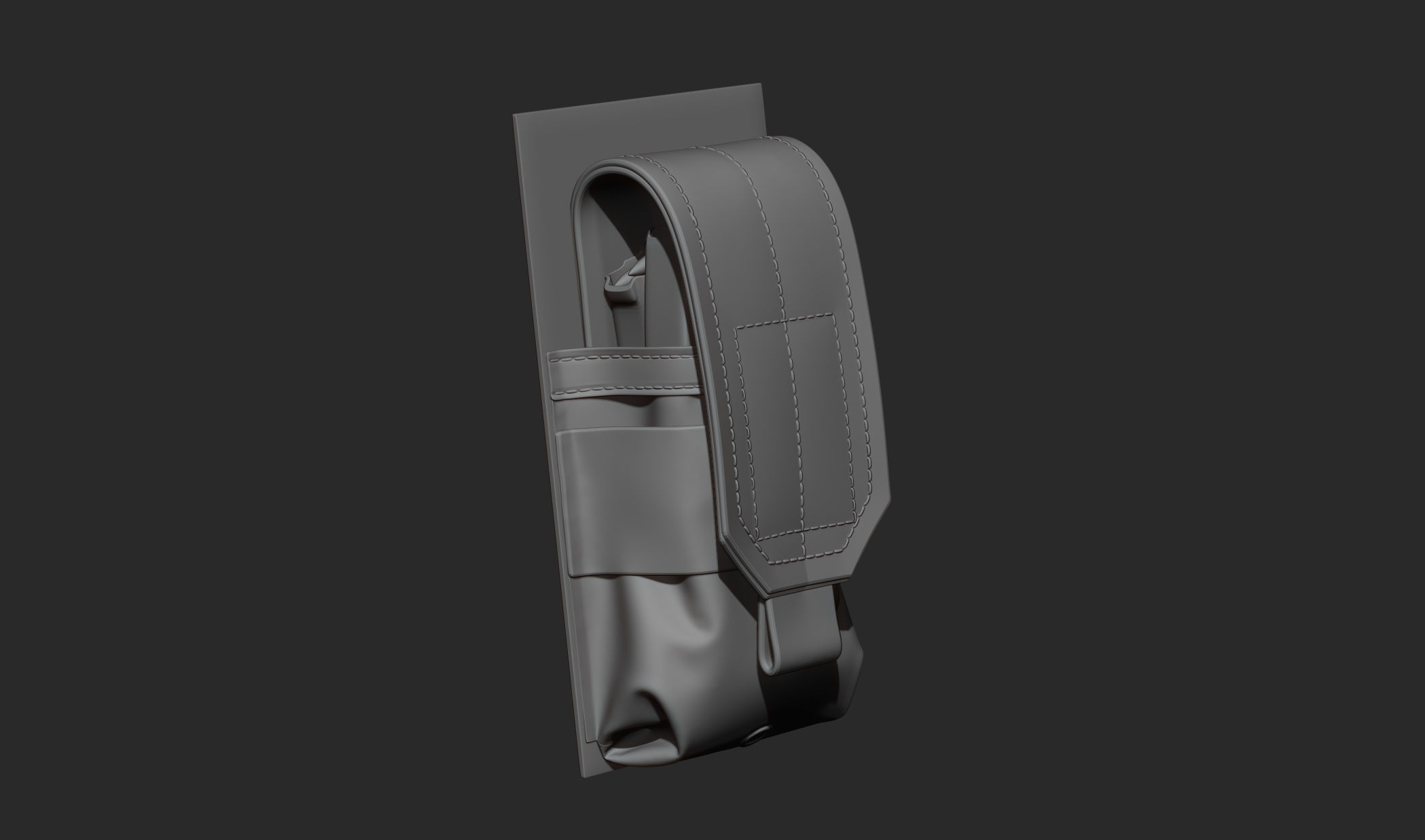 Tactical Pouches  3D model_1