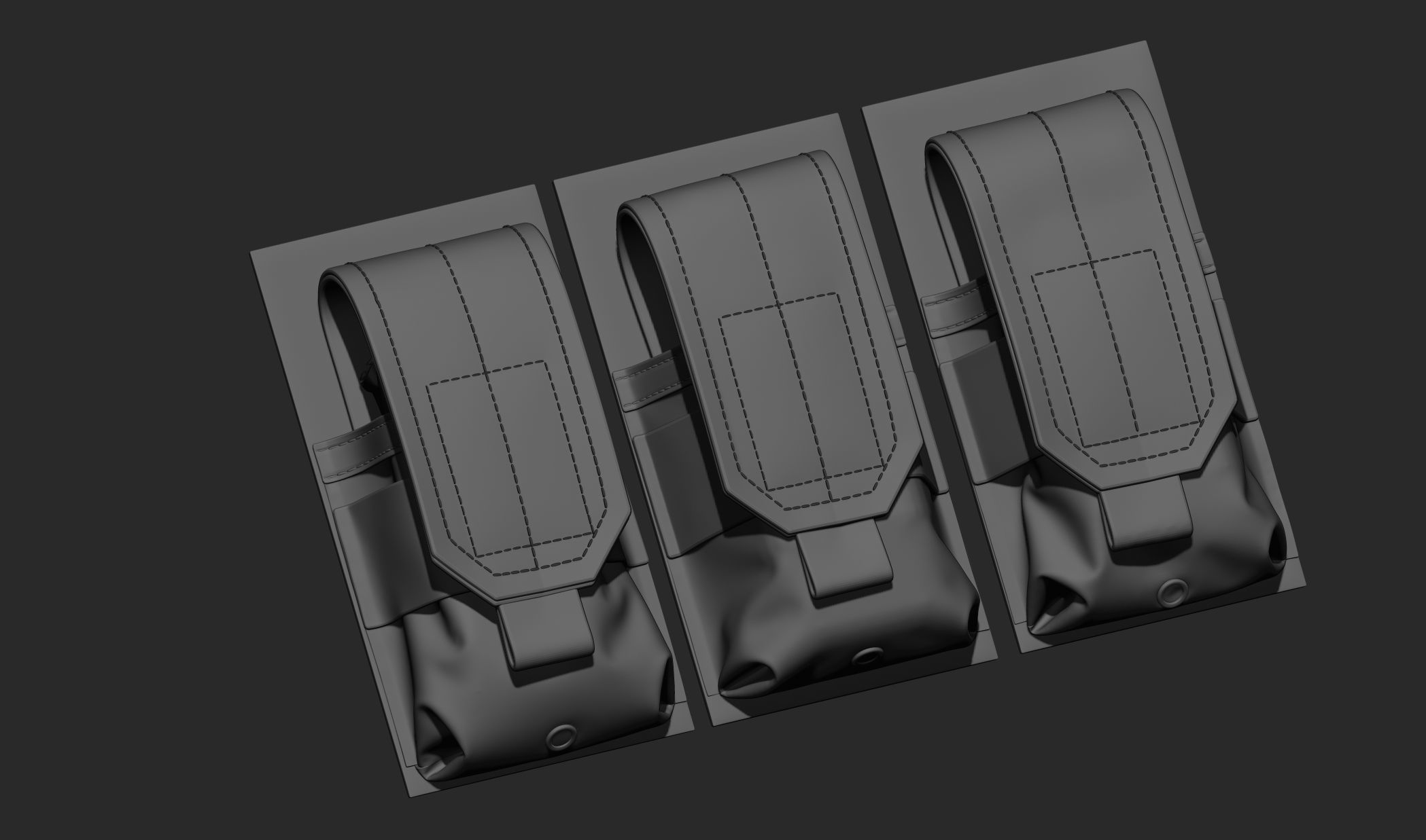 Tactical Pouches  3D model_6
